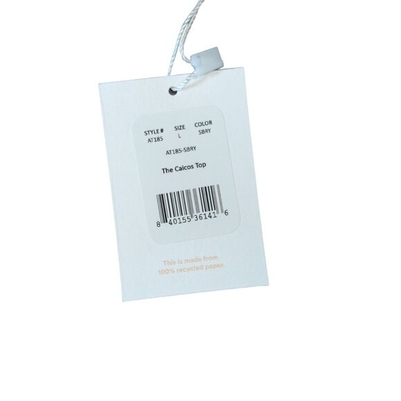 Andie Swim The Caicos Top Eco Nylon Lavendar Purple Size Large - Picture 4 of 8